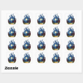 Sticker Carré aventure (Feuille)