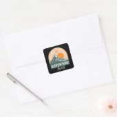 Sticker Carré Aventure Attend (Enveloppe)