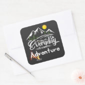 Sticker Carré Aventure aujourd'hui (Enveloppe)