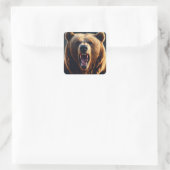Sticker Carré Aventures d'ours douillettes (Sac)