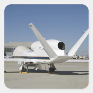 Sticker Carré Avion sans pilote Global Hawk