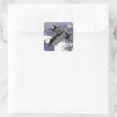 Sticker Carré Avion Supersonic (Sac)