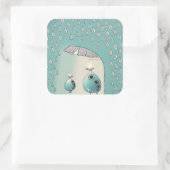 Sticker Carré Avril Douche 2012 (Sac)