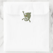 Sticker Carré Awesome Chameleon (Sac)