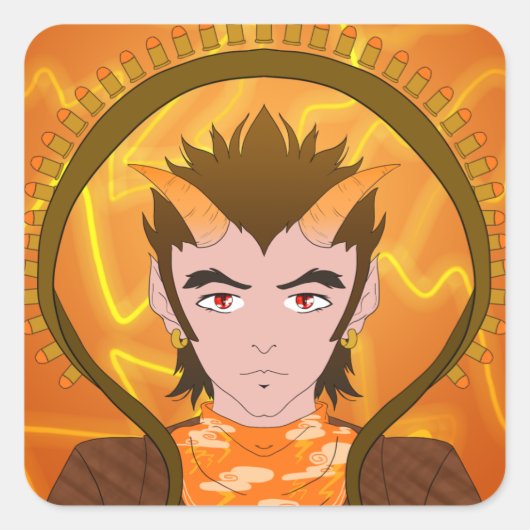 Sticker Carré AWGRaijin (Devant)