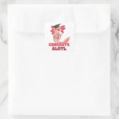 Sticker Carré AXLOTL GRADUT ALOTL AXOLOTL Classic (Sac)