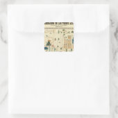 Sticker Carré Aztec Mexico Valley 2 (Sac)