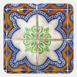 Sticker Carré Azulejos