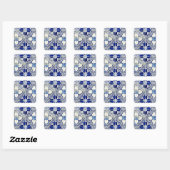 Sticker Carré Azulejos, Portuguese Tiles (Feuille)