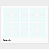 Sticker Carré Azure Mist Pale Blue F0FFFF - Option pour ajouter (Feuille)