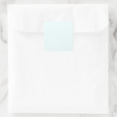 Sticker Carré Azure Mist Pale Blue F0FFFF - Option pour ajouter (Sac)
