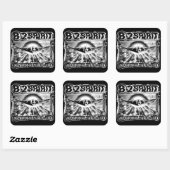 Sticker Carré B-2 Spirit (Feuille)