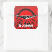 Sticker Carré B-2 Spirit (Sac)