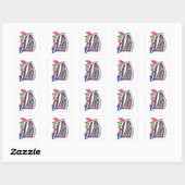 STICKER CARRÉ B - MINIATURE (Feuille)