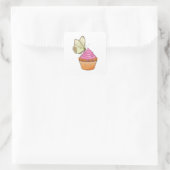 Sticker Carré Babfly muffin (Sac)