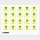 Sticker Carré Baby Bok Choy (Feuille)