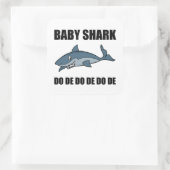 Sticker Carré Baby Shark (Sac)