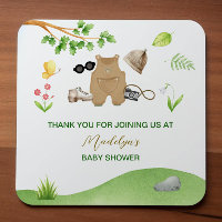 Baby shower de forêt de Little Explorer