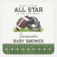 Baby Shower Football Little All Star Touchdown