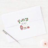 Sticker Carré Baby shower Nutcracker (Enveloppe)