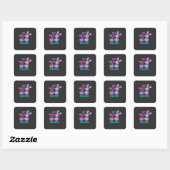 Sticker Carré Babys First Paster Funny Rabbit (Feuille)