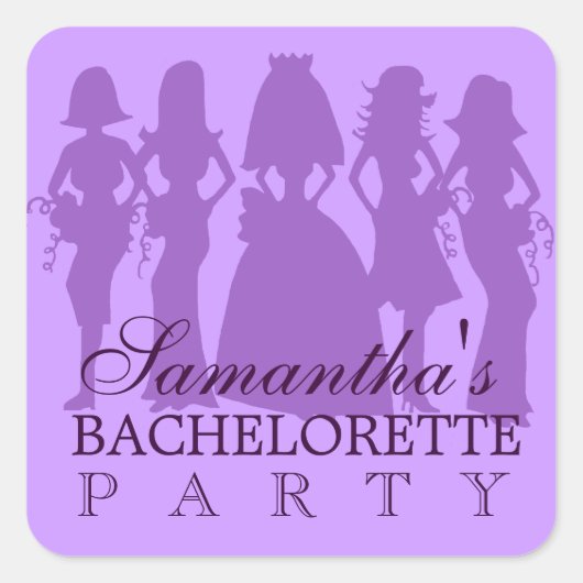 Sticker Carré Bachelorette (Devant)