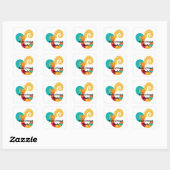 Sticker Carré Back to School (Feuille)