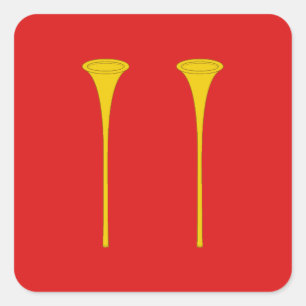 Sticker Carré Badge de populace SCA Heraldshill