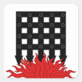 Sticker Carré Badge de population SCA Hellsgate (Devant)