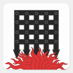 Sticker Carré Badge de population SCA Hellsgate