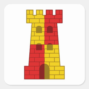 Sticker Carré Badge Populace SCA RokkeHealdan