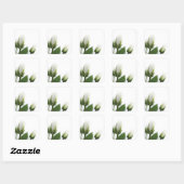 Sticker Carré Baguette blanche (Feuille)