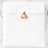 Sticker Carré Baguette esthétique (Sac)