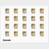 Sticker Carré Baguettes de carré (Feuille)