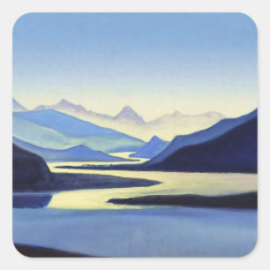 Sticker Carré « Bahamaputra » de Nicholas Roerich