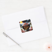 Sticker Carré Bain chaud à langouste (Enveloppe)