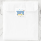 Sticker Carré Bain Moussant Baignoire (Sac)