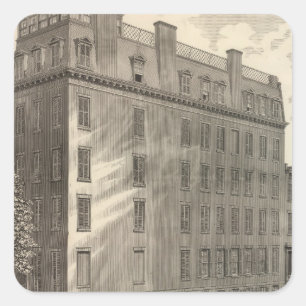 Sticker Carré Bains turcs et romains d'avenue de Lexington