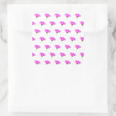 Sticker Carré Baise rose (Sac)