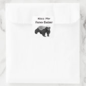 Sticker Carré baiser My Honey Badger (Sac)