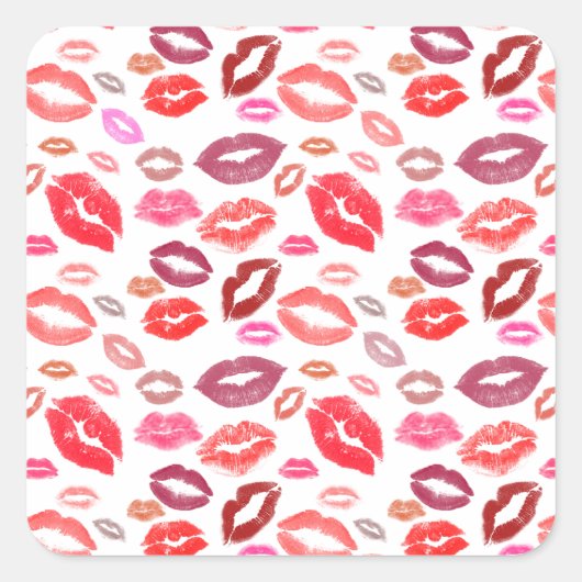 Sticker Carré Baisers (Devant)