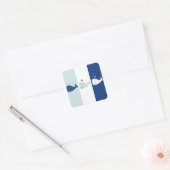 Sticker Carré Baleine (Enveloppe)