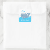 Sticker Carré Baleine À Chubby - BALEINE (Bien Fait) (Sac)