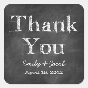 Sticker Carré Balises favorites du Merci du tableau de bord