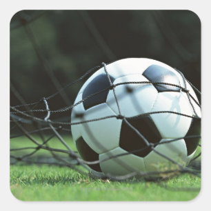 Sticker Carré Balle de football 3