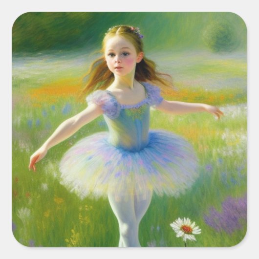 Sticker Carré Ballerina (Devant)