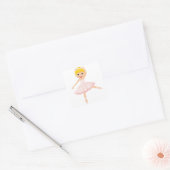 Sticker Carré Ballerina blond (Enveloppe)