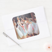 Sticker Carré Ballet_Filles Ballerina (Enveloppe)