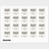 Sticker Carré Ballons (Feuille)
