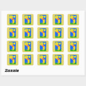 Sticker Carré Banana 🍌 Man (Feuille)